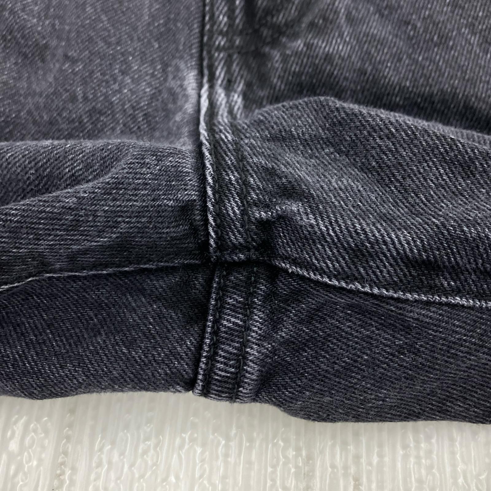デニムパンツ 25FW Baggy Jeans ブラックデニム バギーパンツ W34 34 ブラック