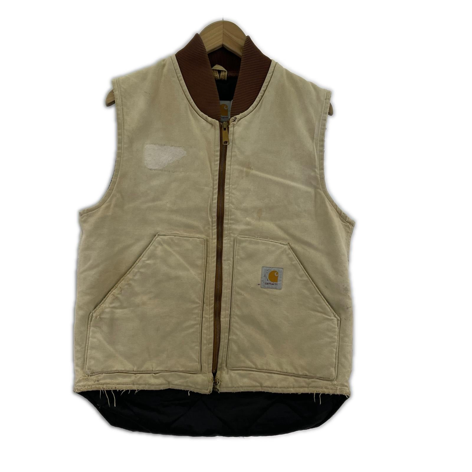 ジャケット 80s~90s Carhartt ダッグベスト ベージュ ベージュ