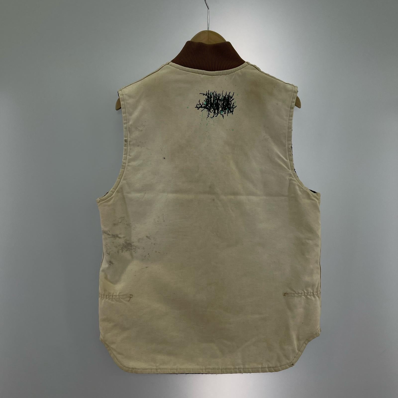 ジャケット 80s~90s Carhartt ダッグベスト ベージュ ベージュ