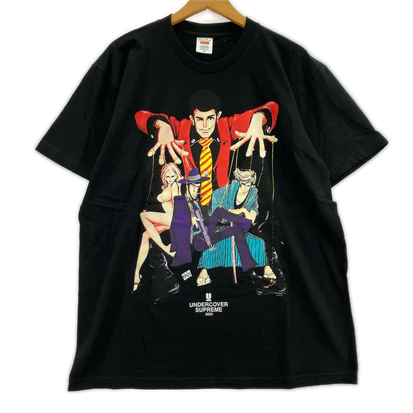 半袖Tシャツ × UNDERCOVER ルパン M ブラック