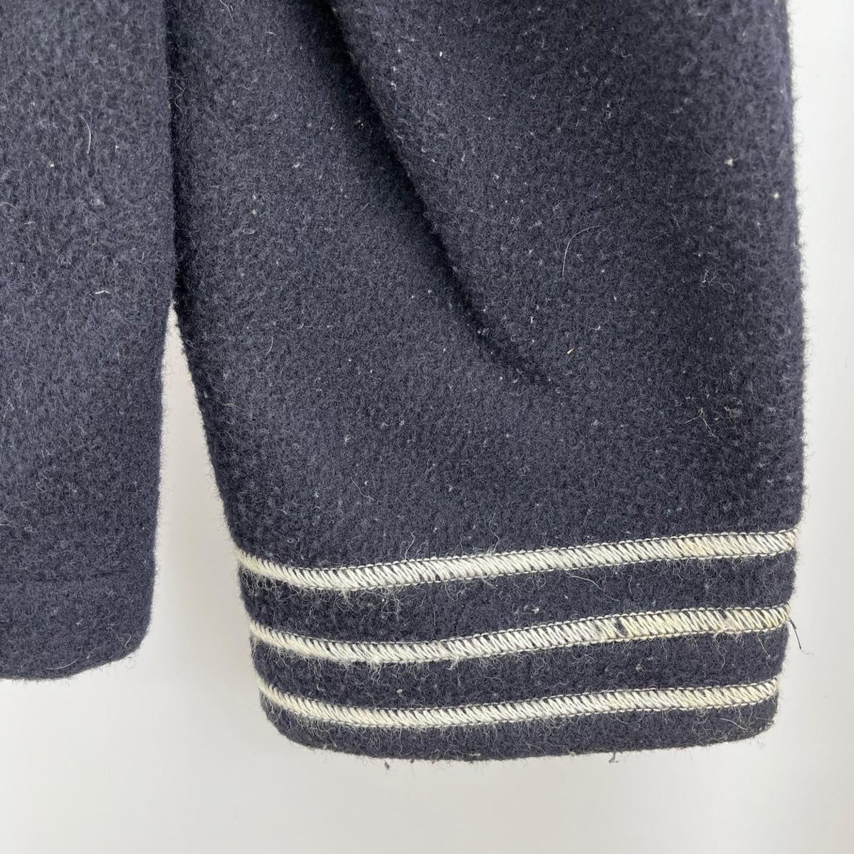 ジャケット 03AW WOOL HOODED JACKET M M ネイビー