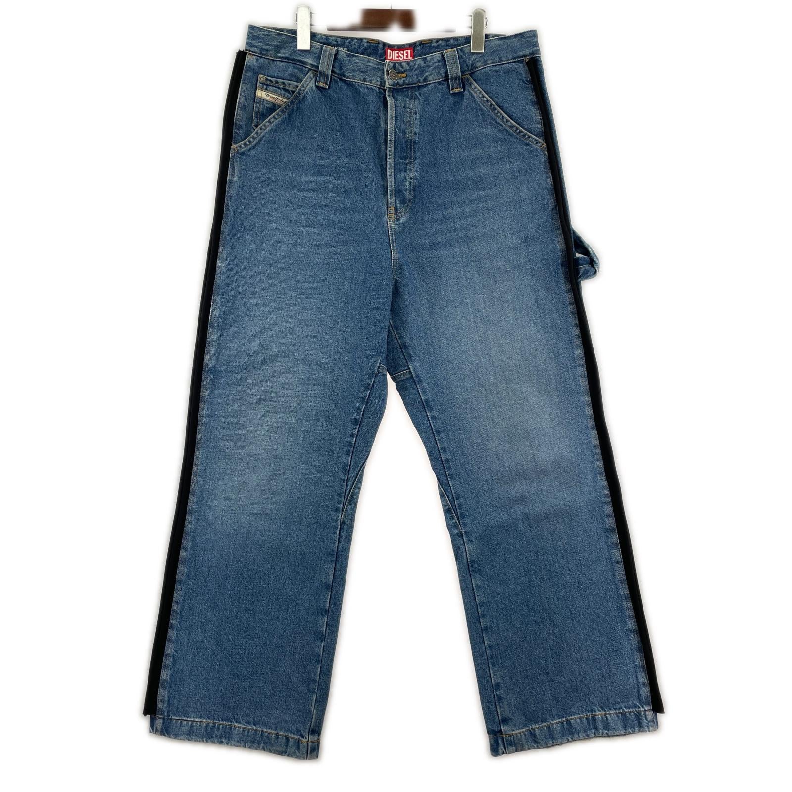 デニムパンツ DIESEL デニムペインターパンツ A11947 (32) 32 ブルー