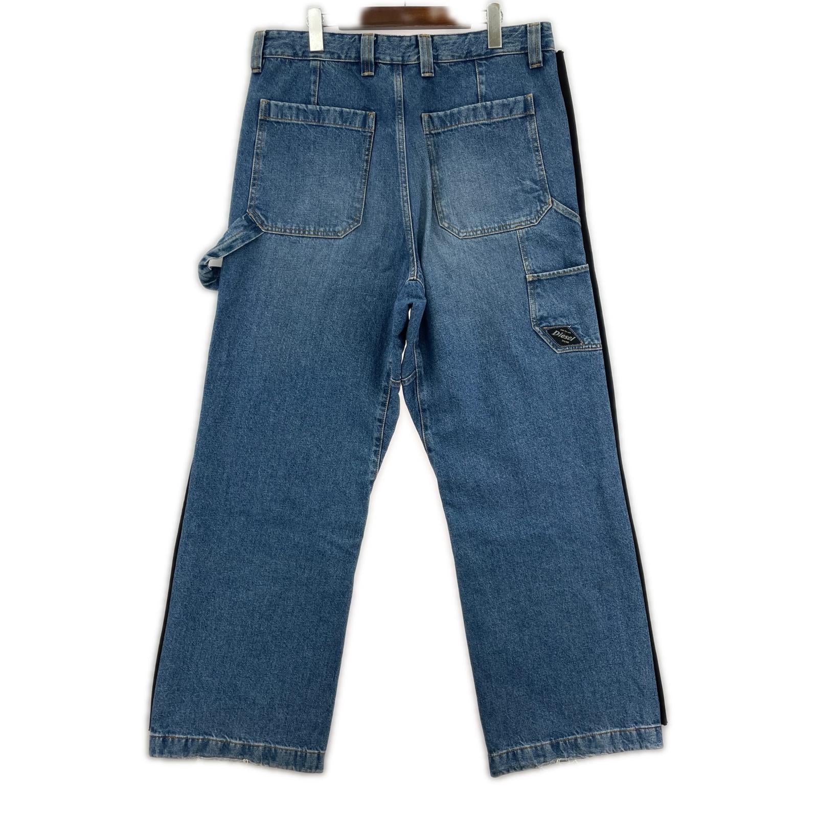 デニムパンツ DIESEL デニムペインターパンツ A11947 (32) 32 ブルー