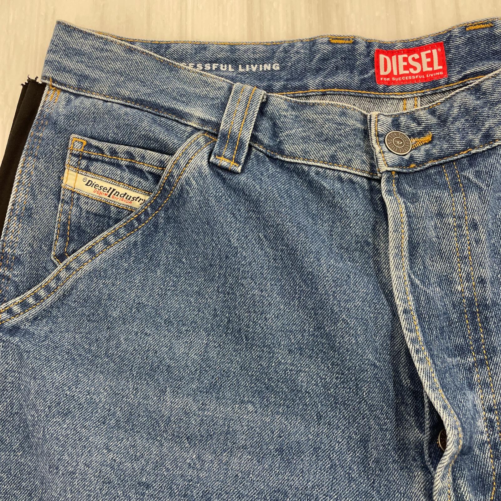 デニムパンツ DIESEL デニムペインターパンツ A11947 (32) 32 ブルー