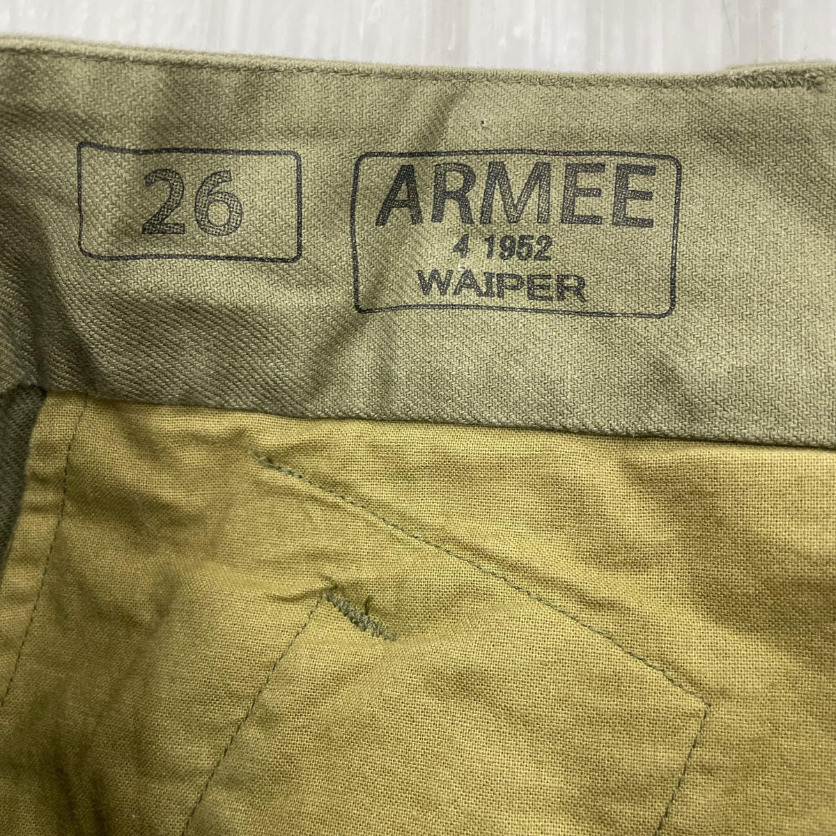 パンツ WAIPER M-47 カーゴパンツ 23WP93 カーキ (36) 26 カーキ