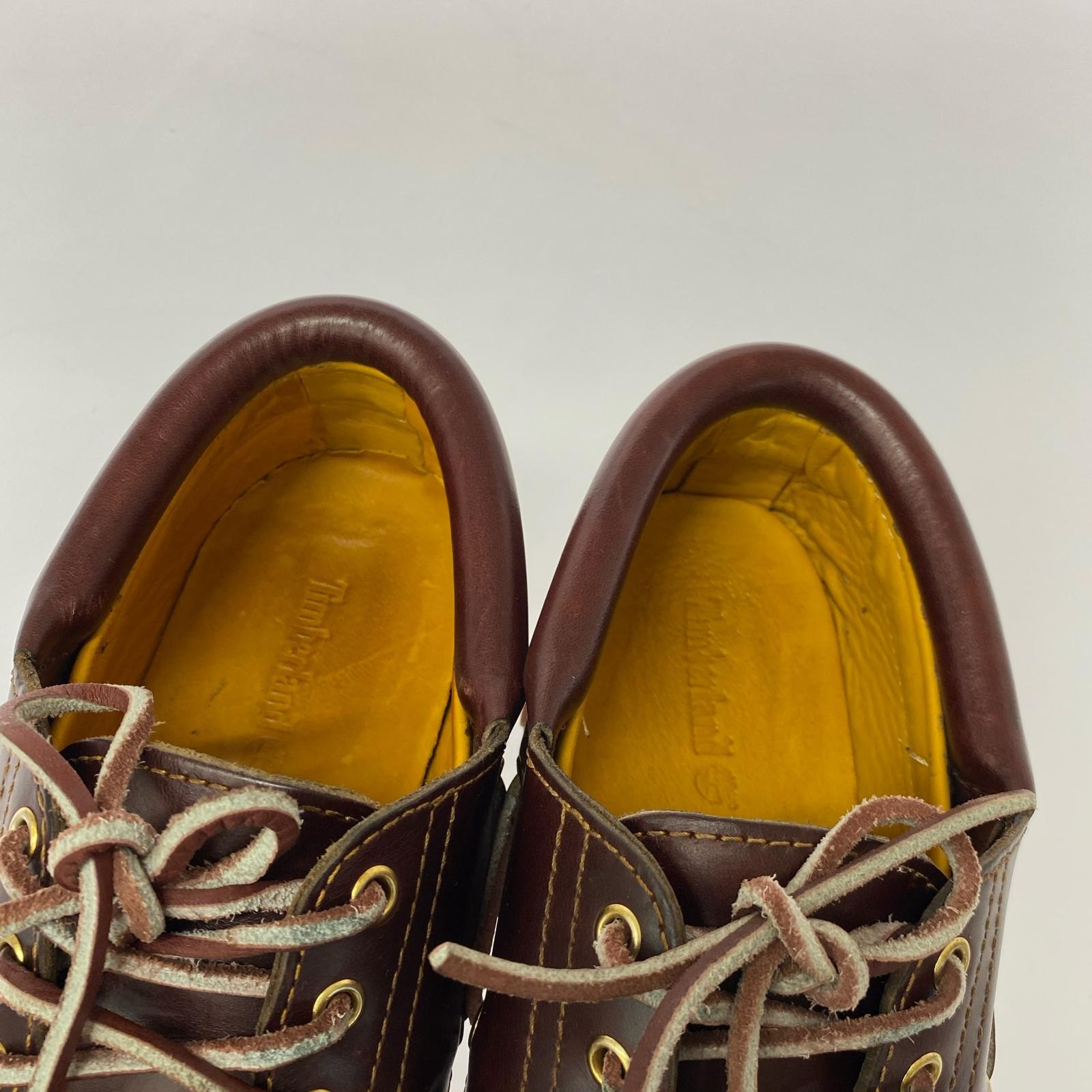 シューズ Timberland AUTHENTIC HANDSEWN BOAT SHOES BURGUNDY A81148 (27) 27cm (US9 UK8 1/2 EU44) ブラウン