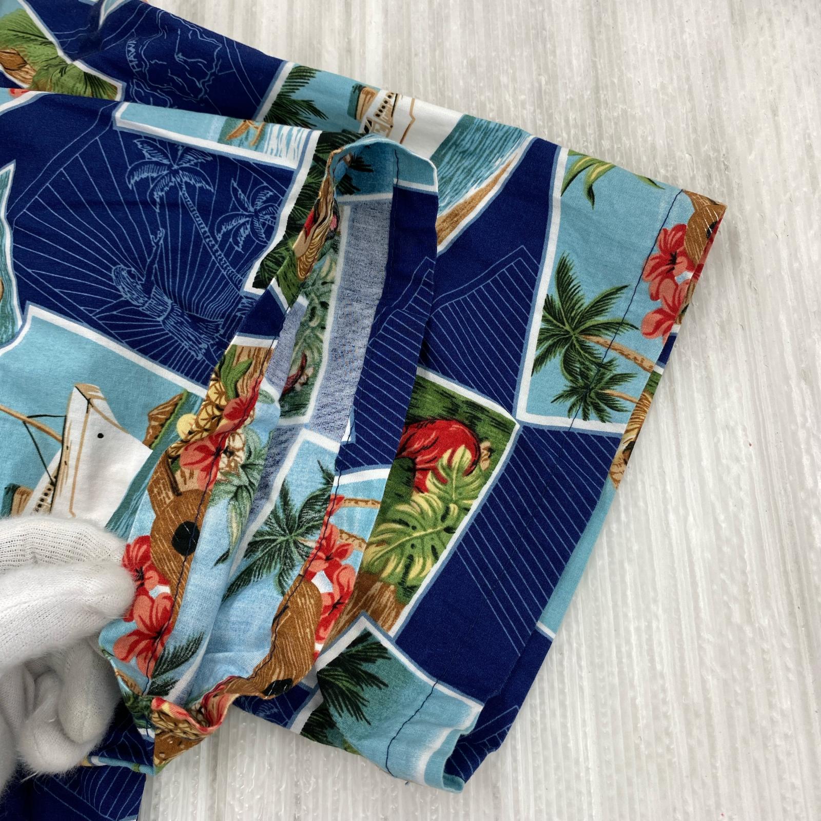 半袖シャツ アロハシャツ 総柄 (2Xl)