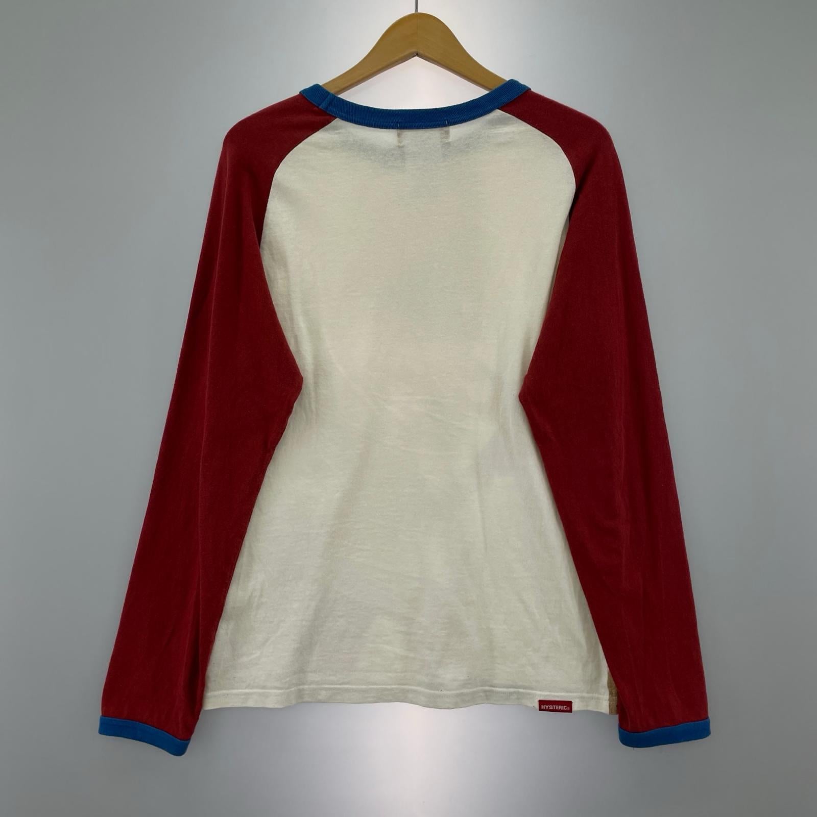 長袖Tシャツ 90s Raglan Sleeve L/S Tee RED×WHT