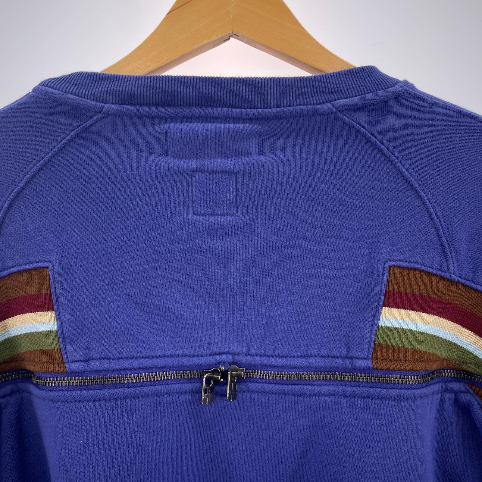 スウェット ジッパーリブ 青系 4 4 ブルー