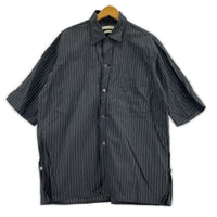 半袖シャツ YOKE 24SS NYLON STRIPE WIDE SHIRT 2 グレー グレー