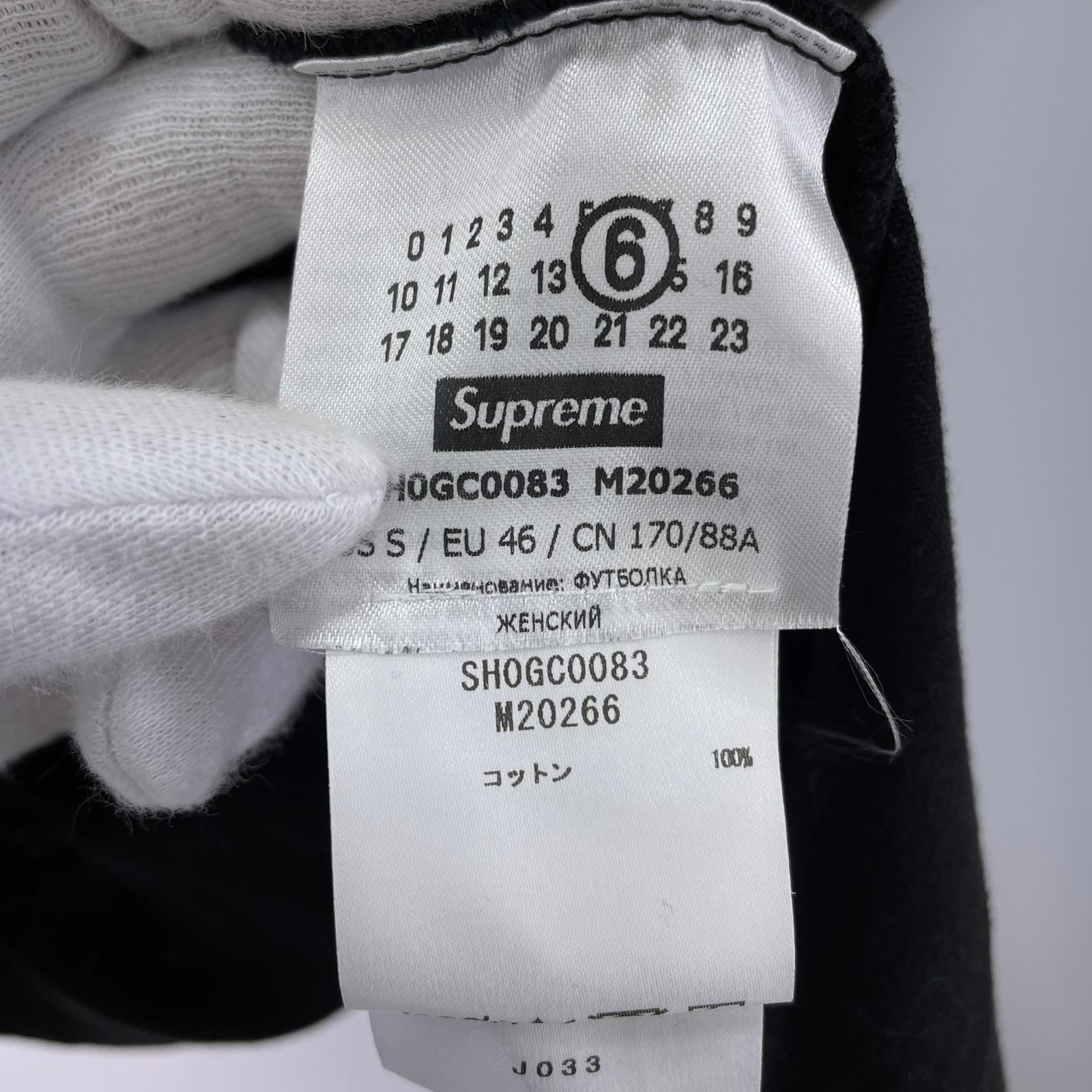 半袖Tシャツ Supreme 26SS ×MM6 Maison Margiela Split S/S Top 黒 (S) S ブラック