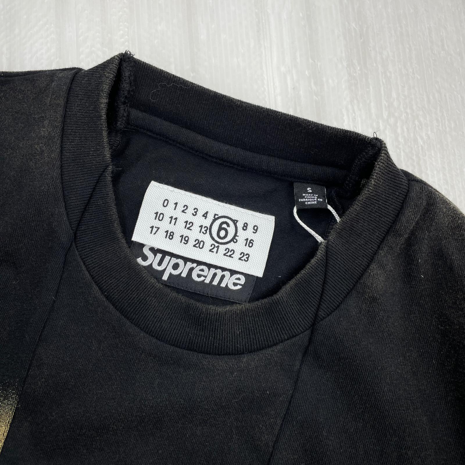 半袖Tシャツ Supreme 26SS ×MM6 Maison Margiela Split S/S Top 黒 (S) S ブラック