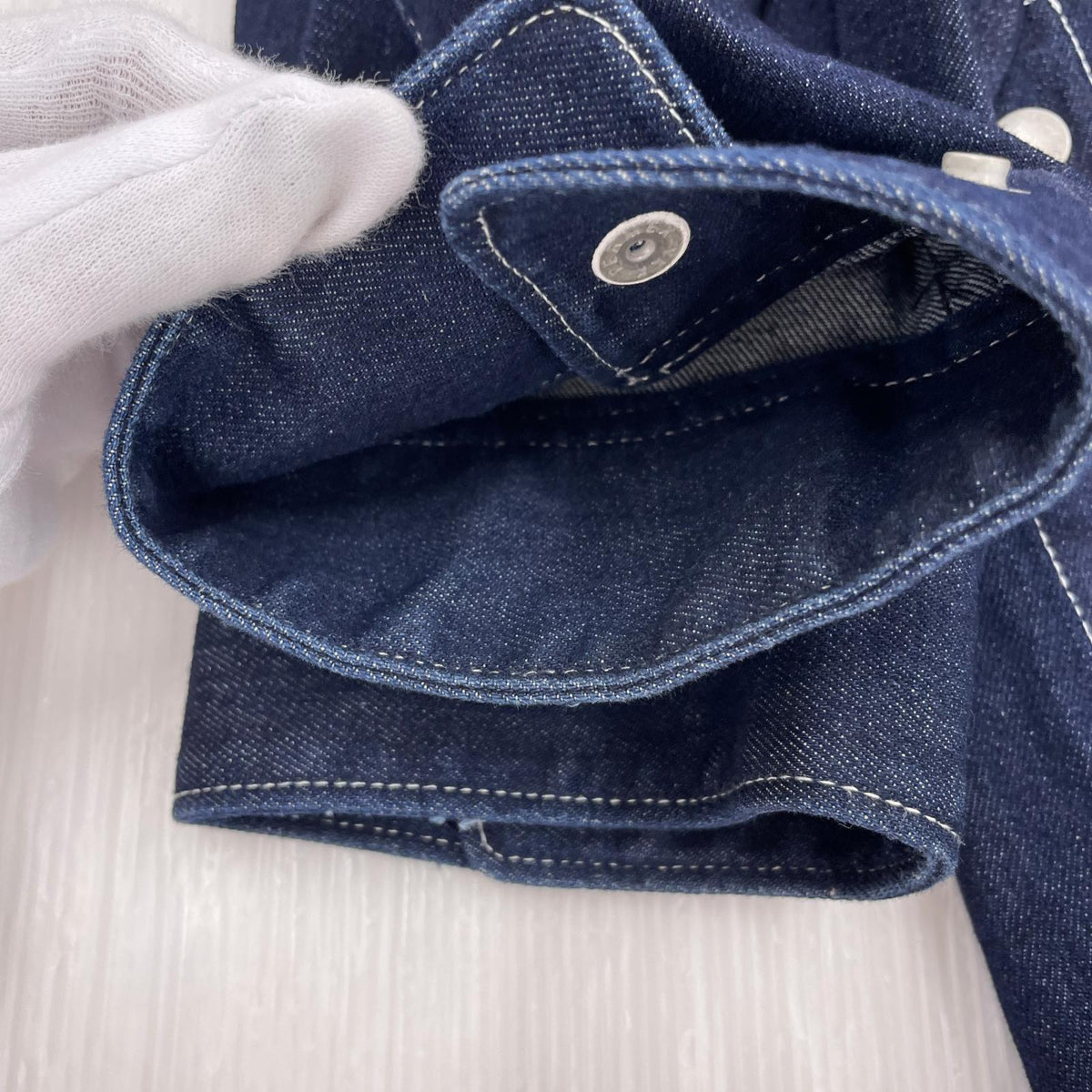 ジャケット garage green works デニムカバーオール (M) M ネイビー