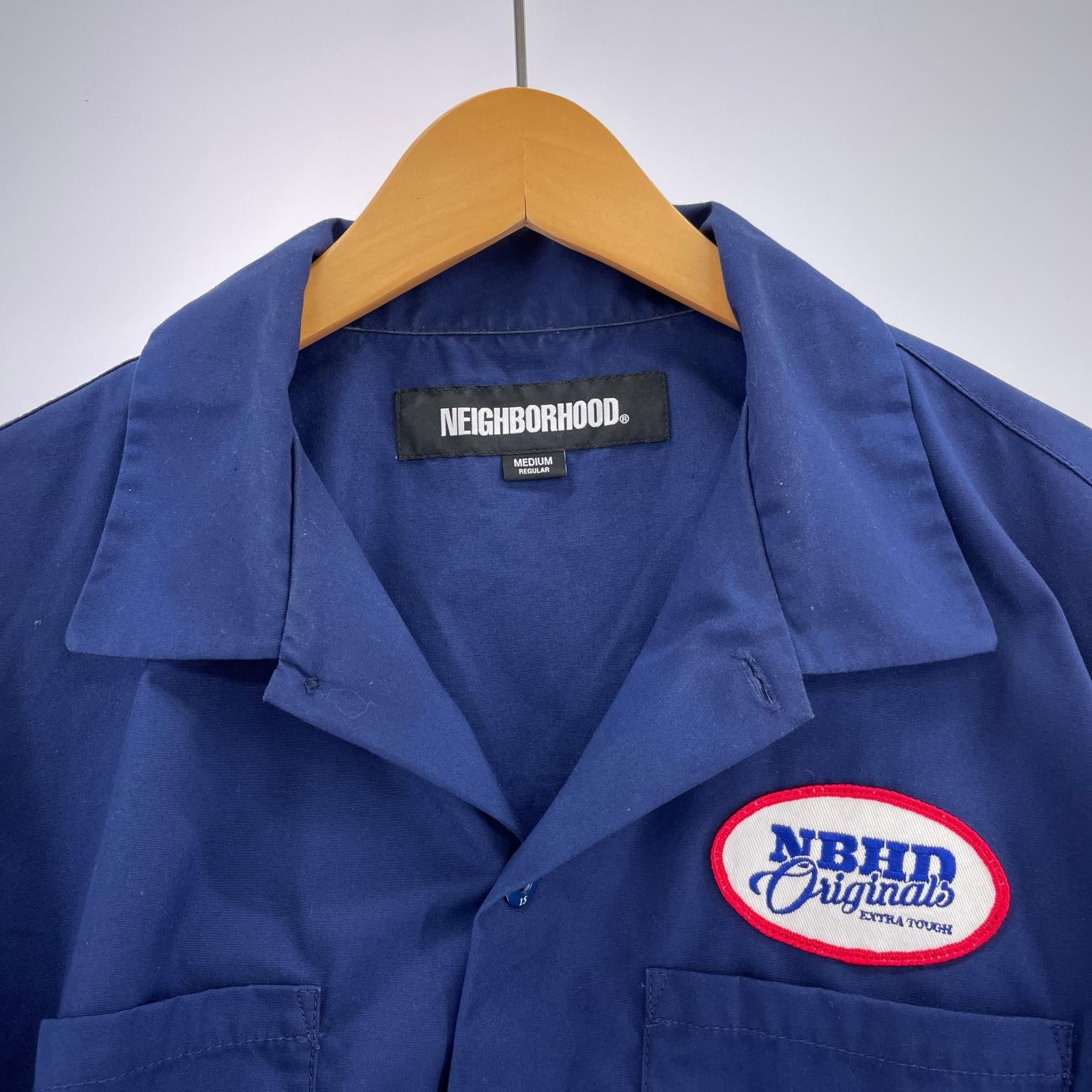 長袖シャツ NEIGHBORHOOD 232TSNH-SHM01 シャツ M ブルー M ブルー