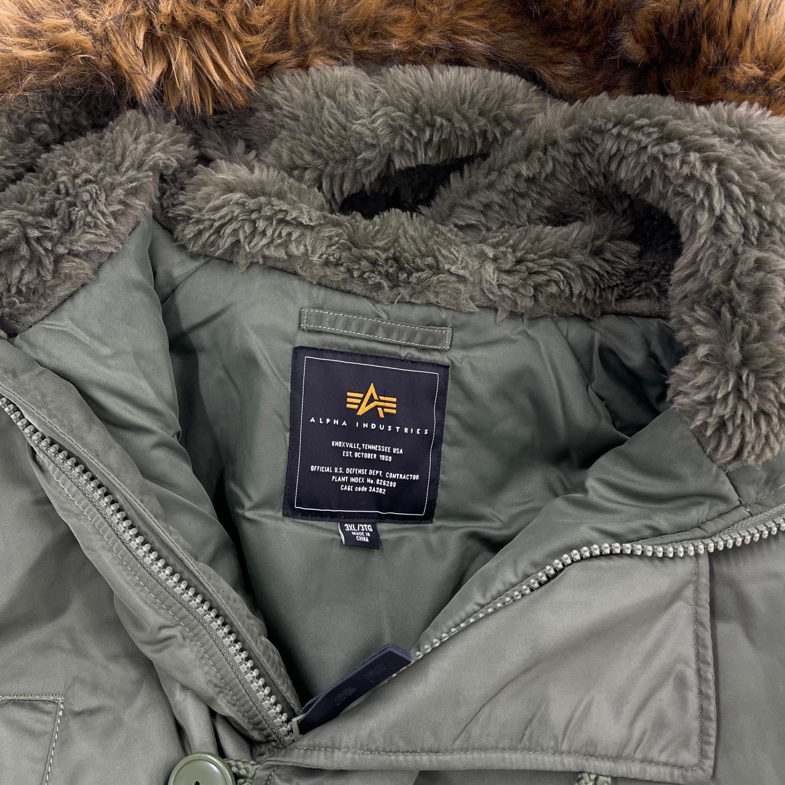 ジャケット N-3B PARKA カーキ (3XL) カーキ