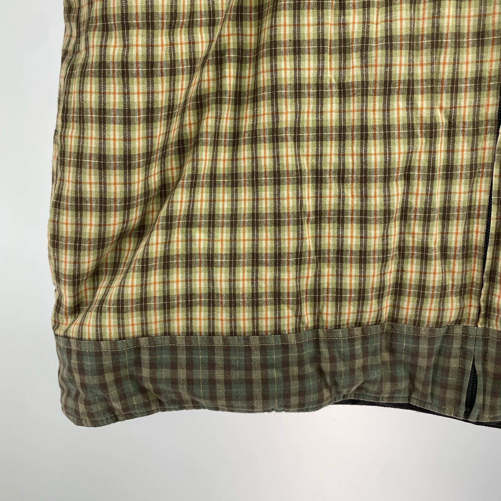 ジャケット STUSSY 中綿ジャケット チェックGR/YE M マルチカラー