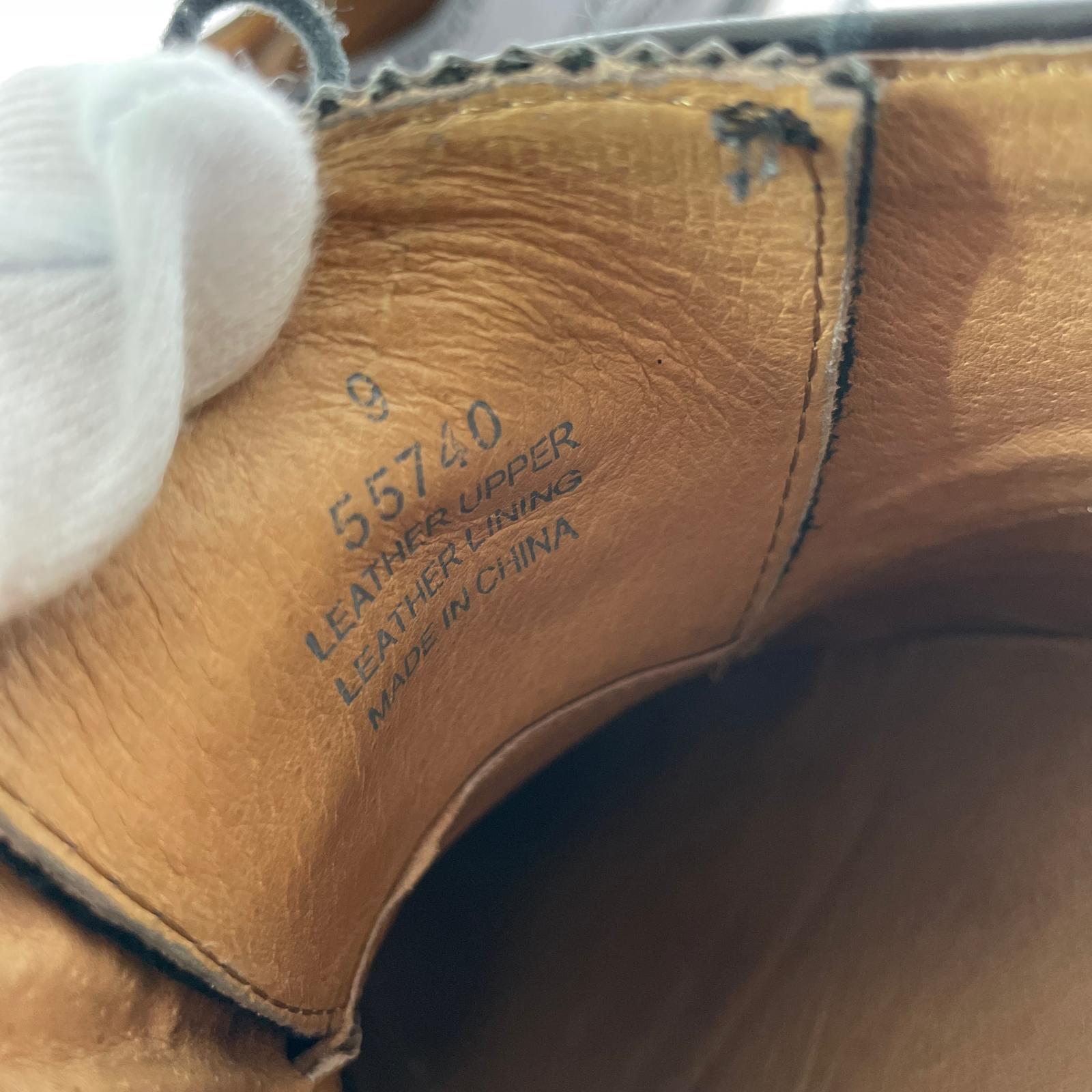 シューズ WING TIPS/9 ブラック