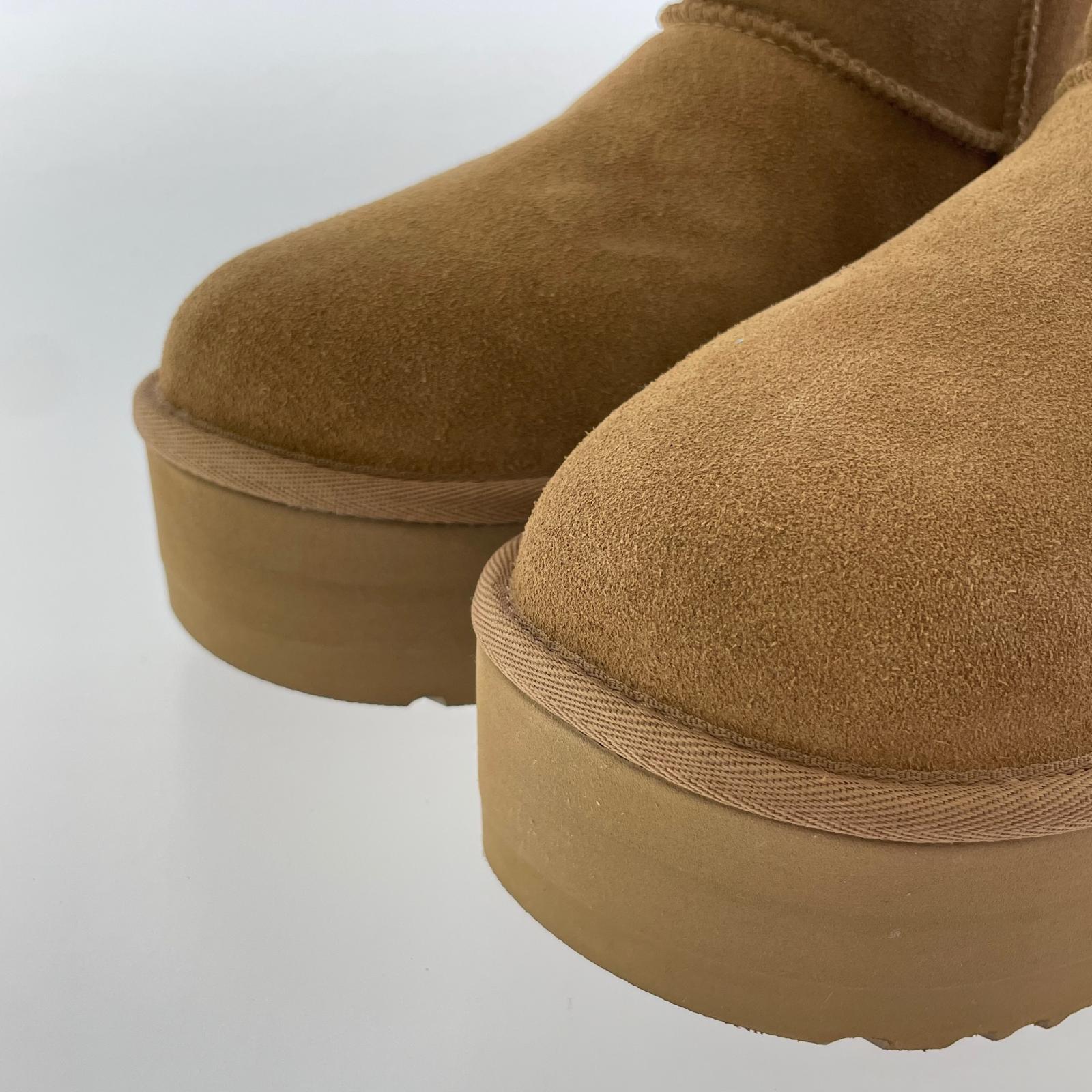 ブーツ Classic Ultra Mini Platform 25.0㎝ 25cm (US7 UK6 1/2 EU40) ブラウン