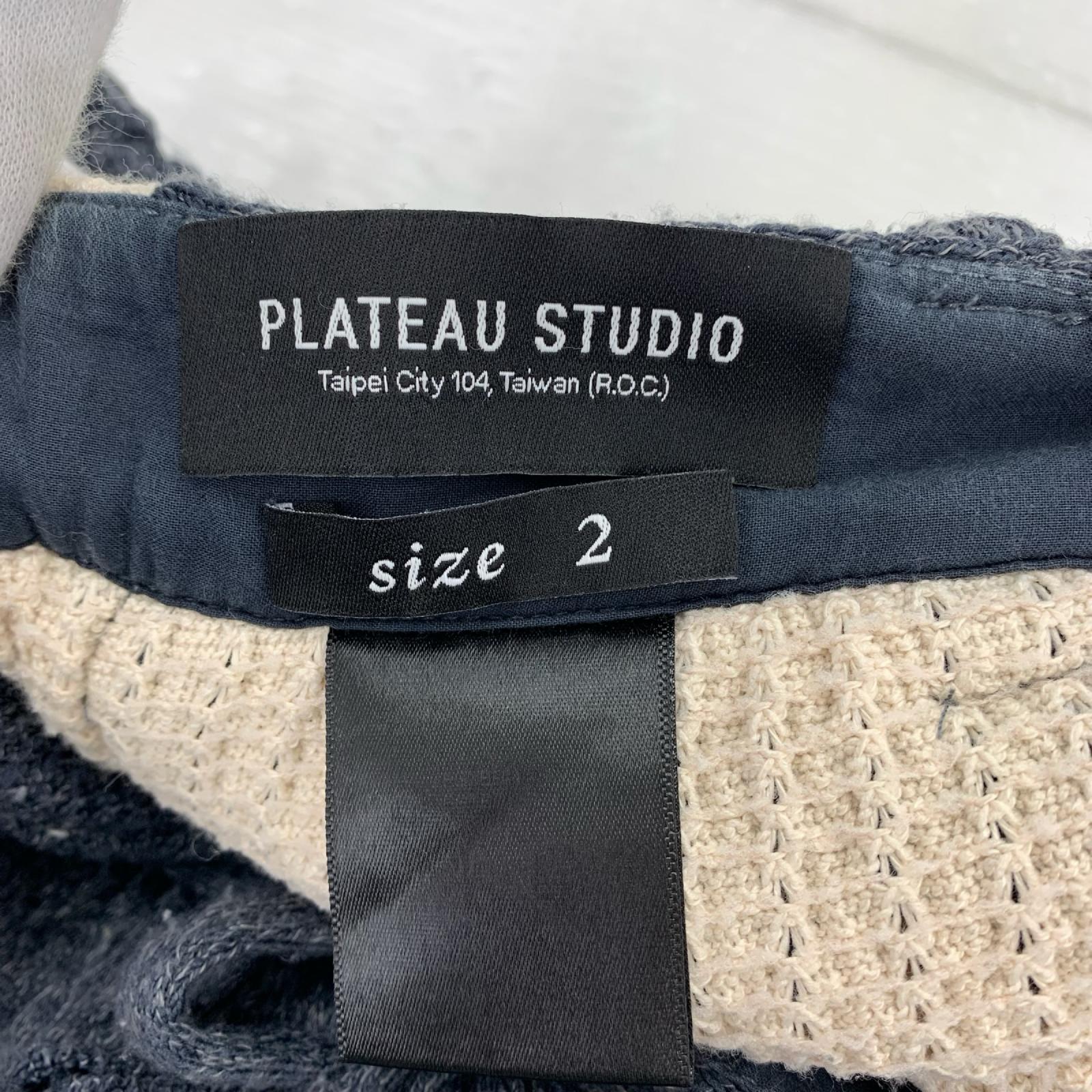 パンツ PLATEAU STUDIO サイドライン (34) 2 グレー
