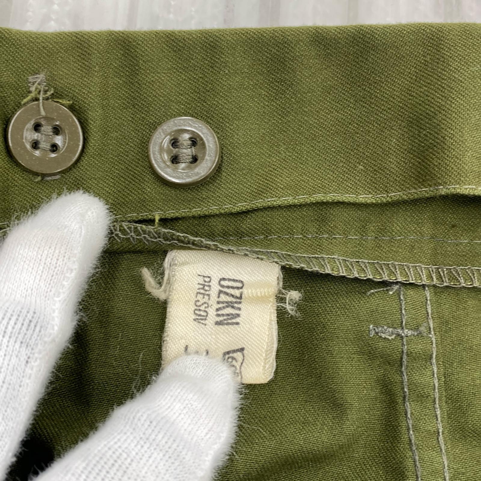 パンツ チェコ軍 M-85 フィールドパンツ KHK カーキ