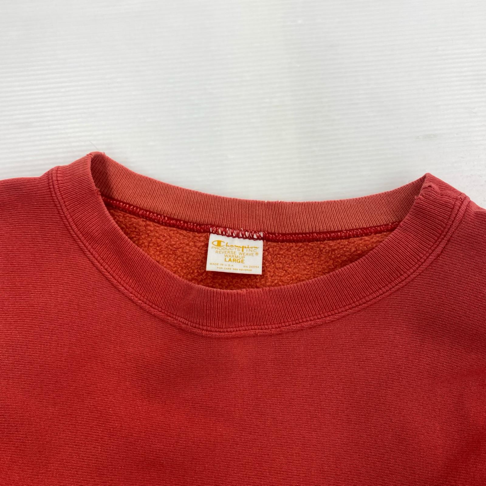 スウェット REVERSE WEAVE(L)レッド L レッド