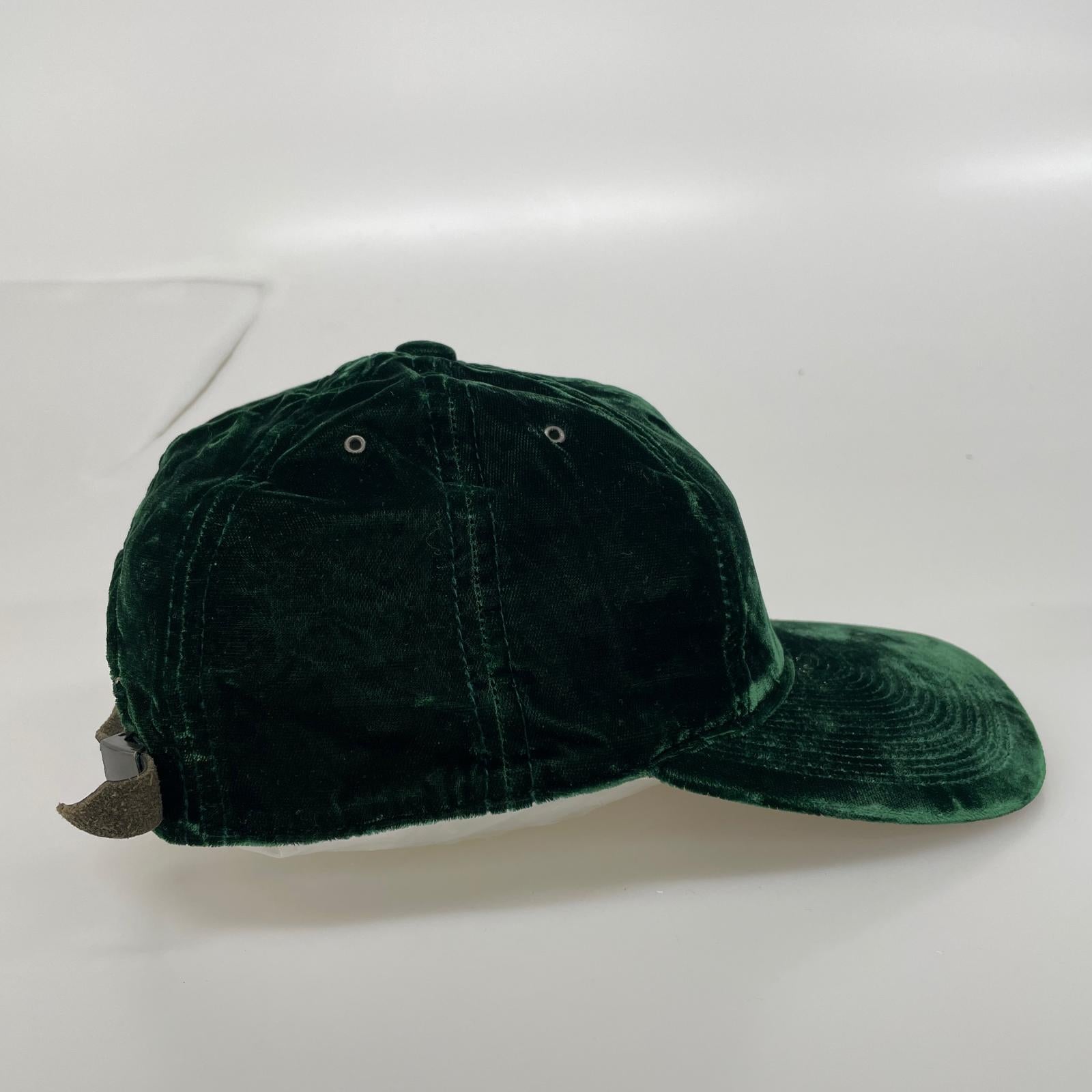 キャップ POTEN ベロア グリーン グリーン