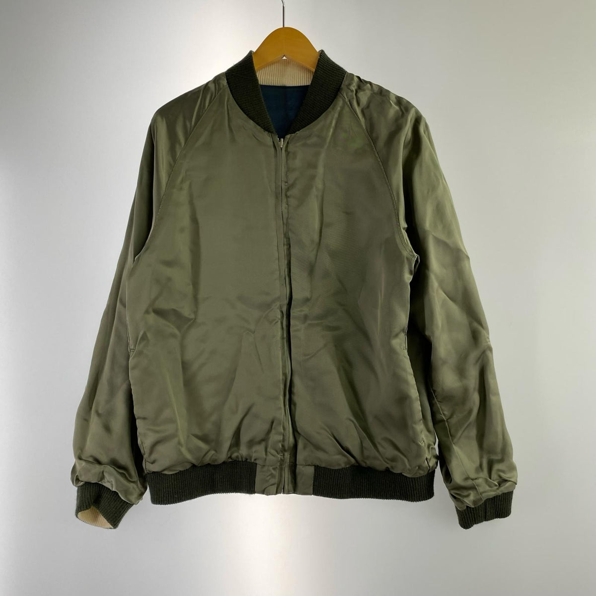 ブルゾン AMERICAN RAG CIE リバーシブル スカジャン 2 紺 カーキ 2