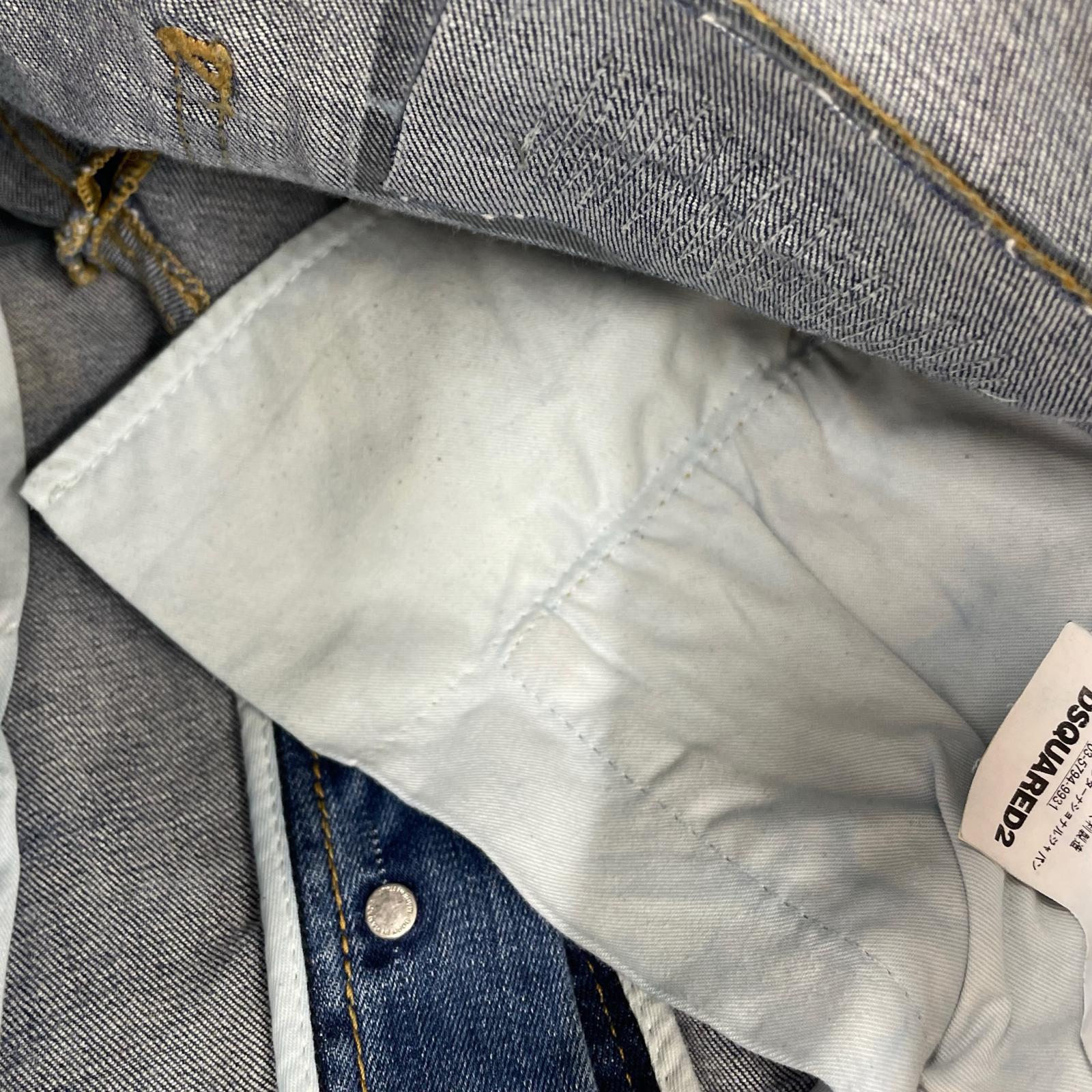 デニムパンツ Cool guy wash ペイント加工 (42) 42 ブルー