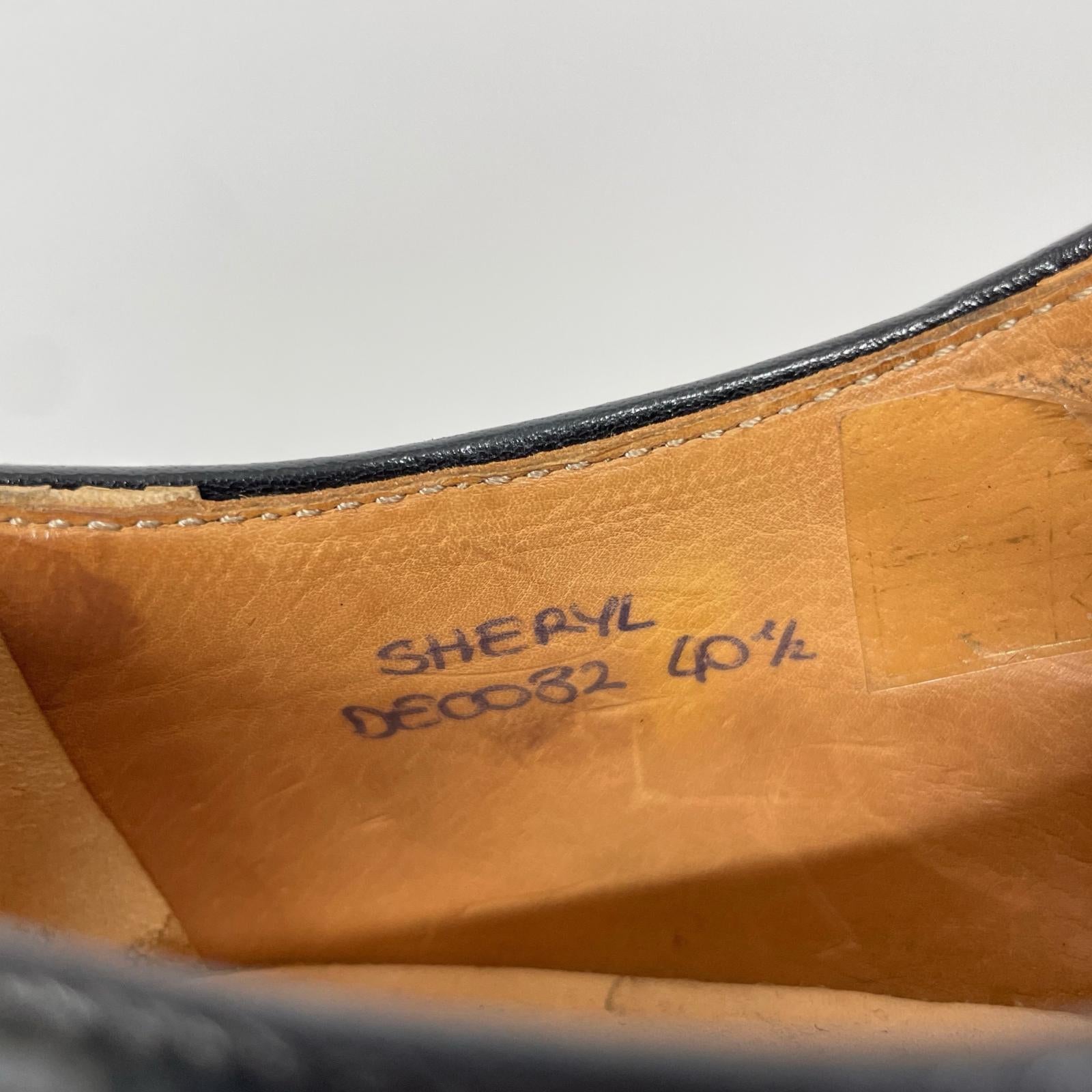 シューズ Church's Burwood スタッズ レザーシューズ 40 1/2 ブラック ブラック