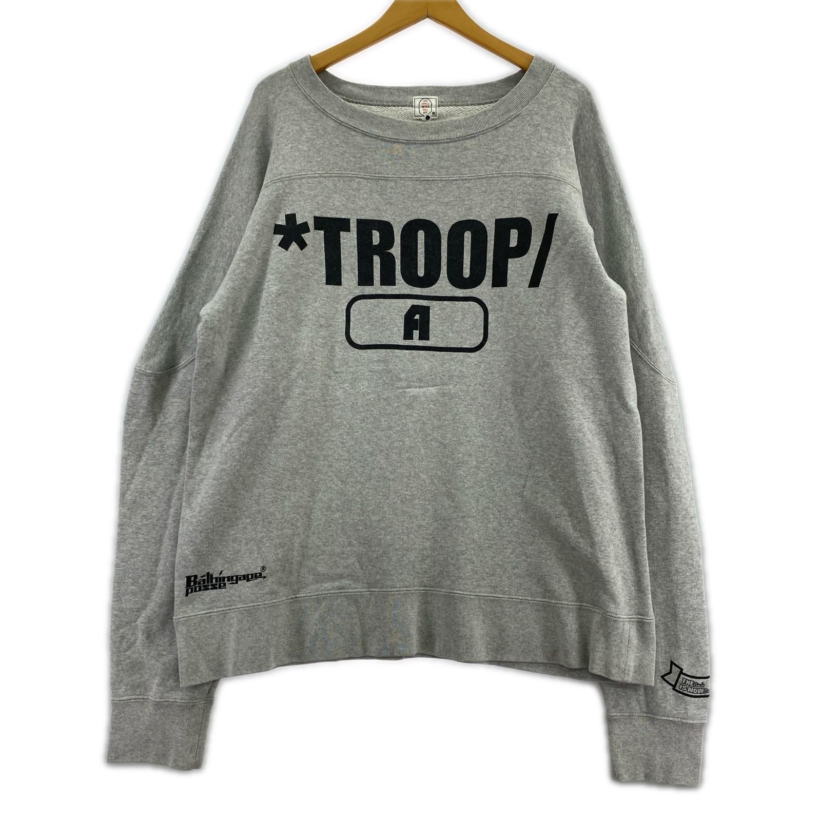 スウェット 90s 初期タグ TROOPI スウェット グレー L グレー