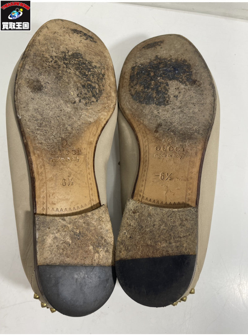 GUCCI ホースビット スタッズローファー