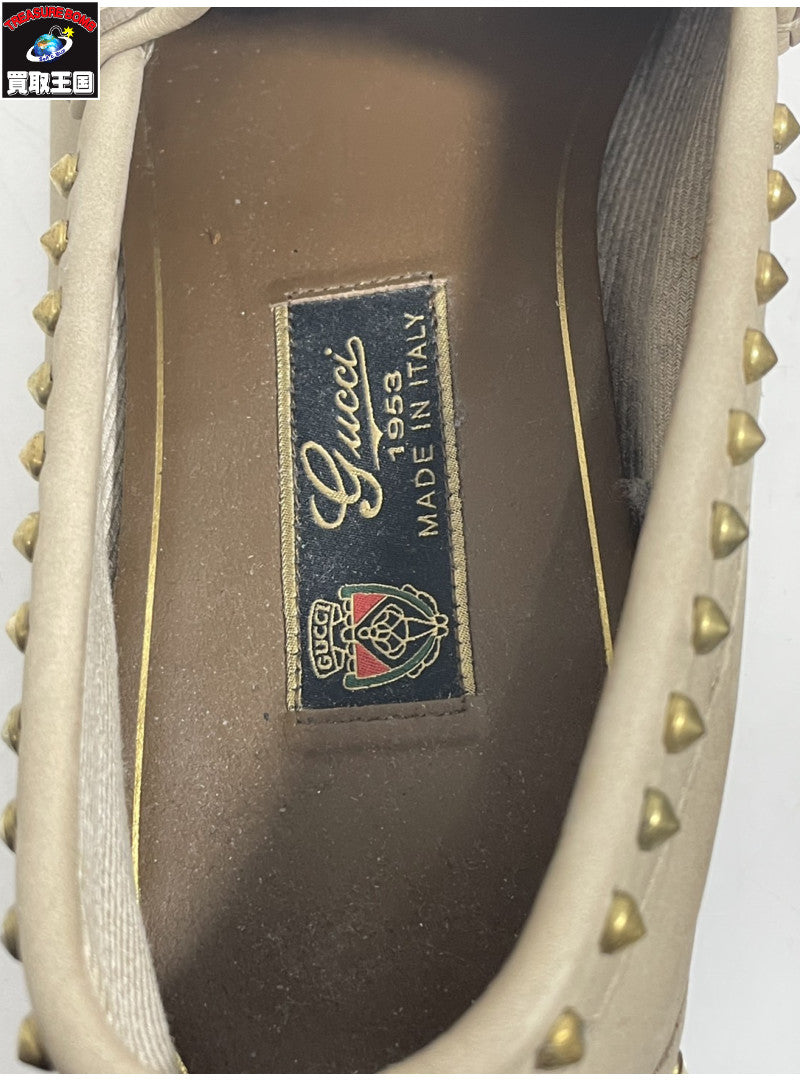 GUCCI ホースビット スタッズローファー