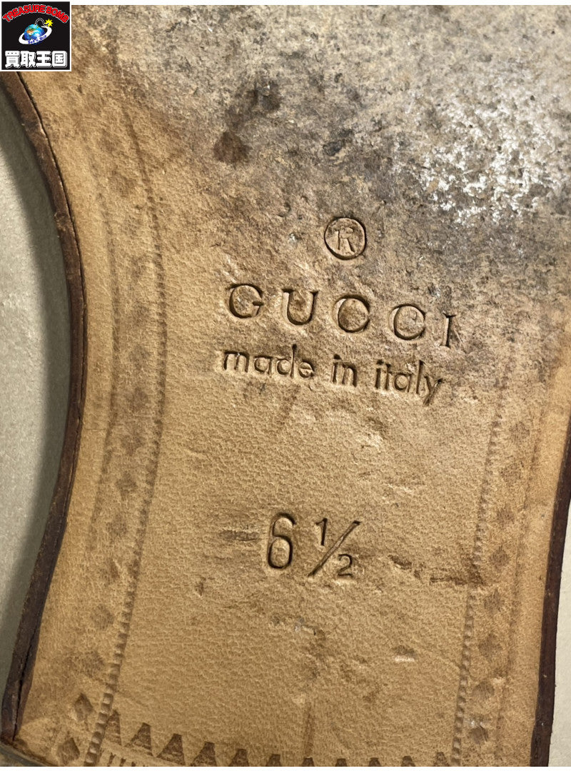 GUCCI ホースビット スタッズローファー