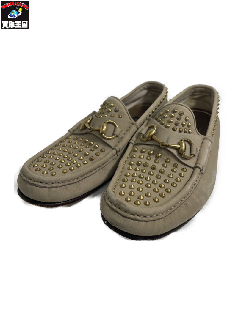 GUCCI ホースビット スタッズローファー