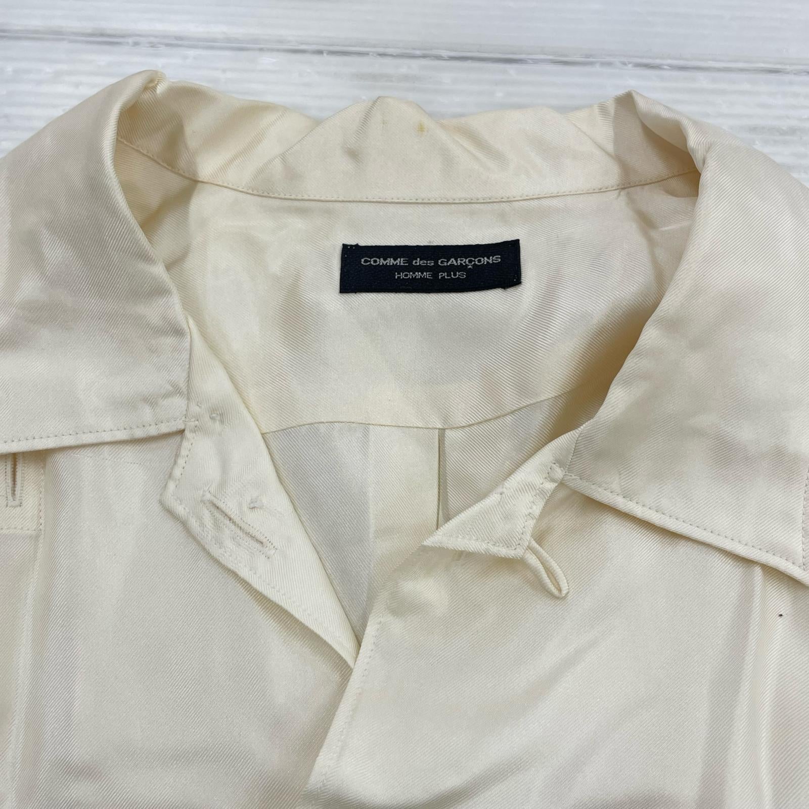 長袖シャツ HOMME PLUS 80s~ シルクオープンカラーシャツ