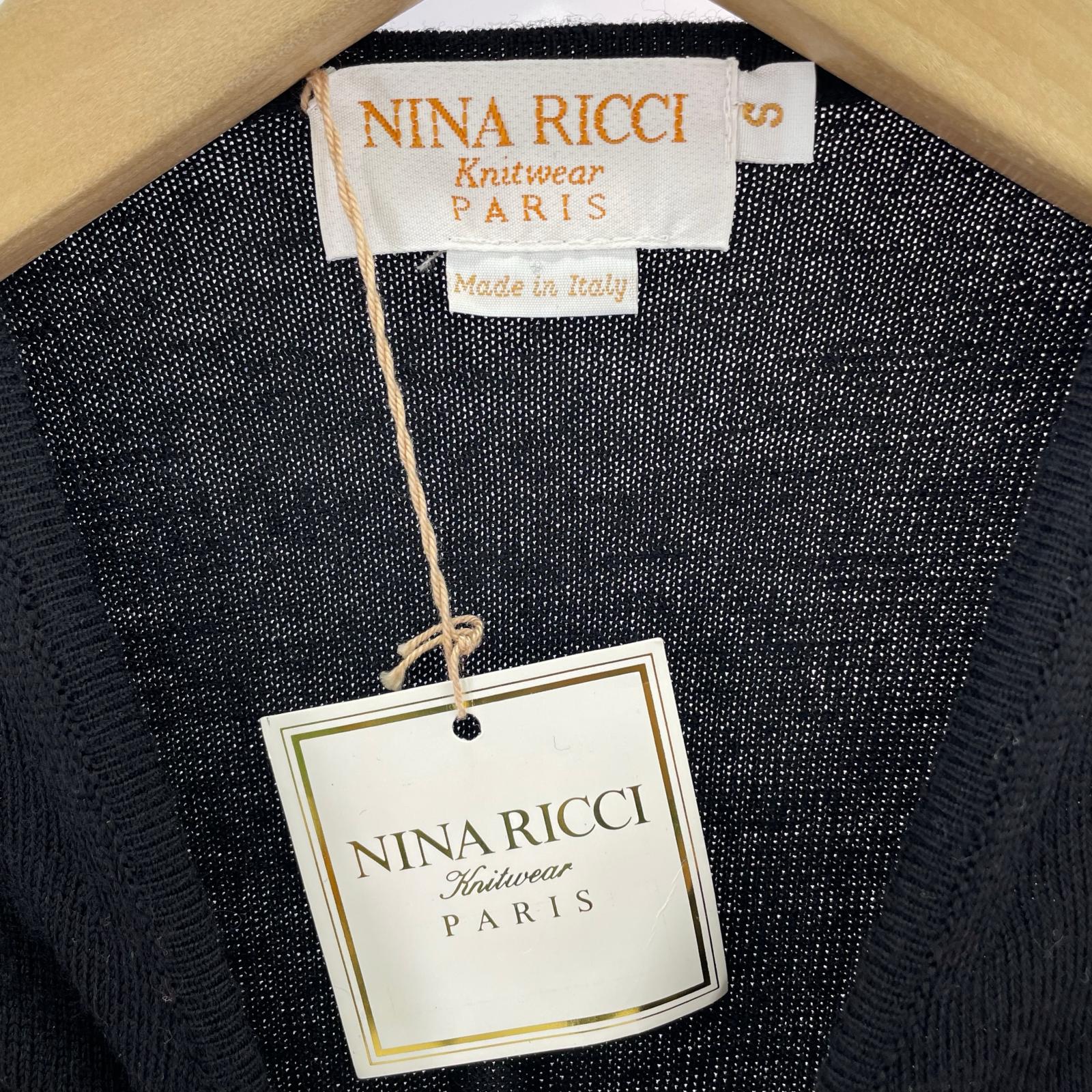 ニット NINA RICCI ニット・セーター S ブラック