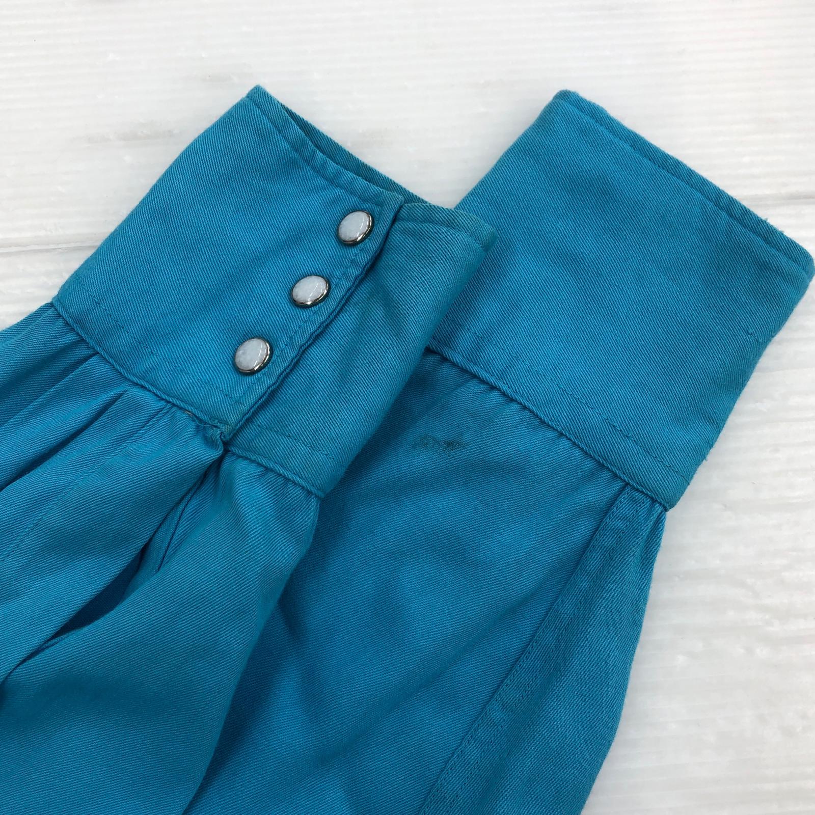 長袖シャツ 50s H BAR C レーヨン ウエスタンシャツ 青 ブルー