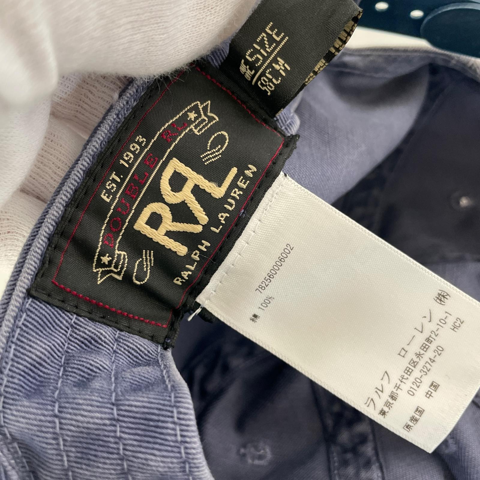 キャップ RRLロゴワッペン