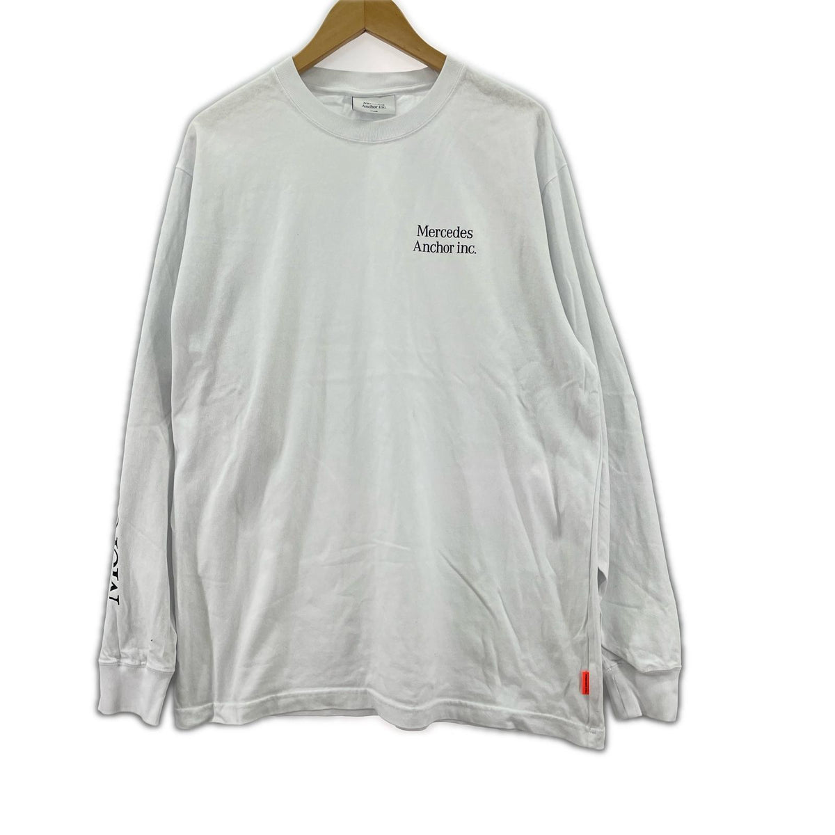 長袖Tシャツ MERCEDES ANOTHER INC L/S TEE ホワイト