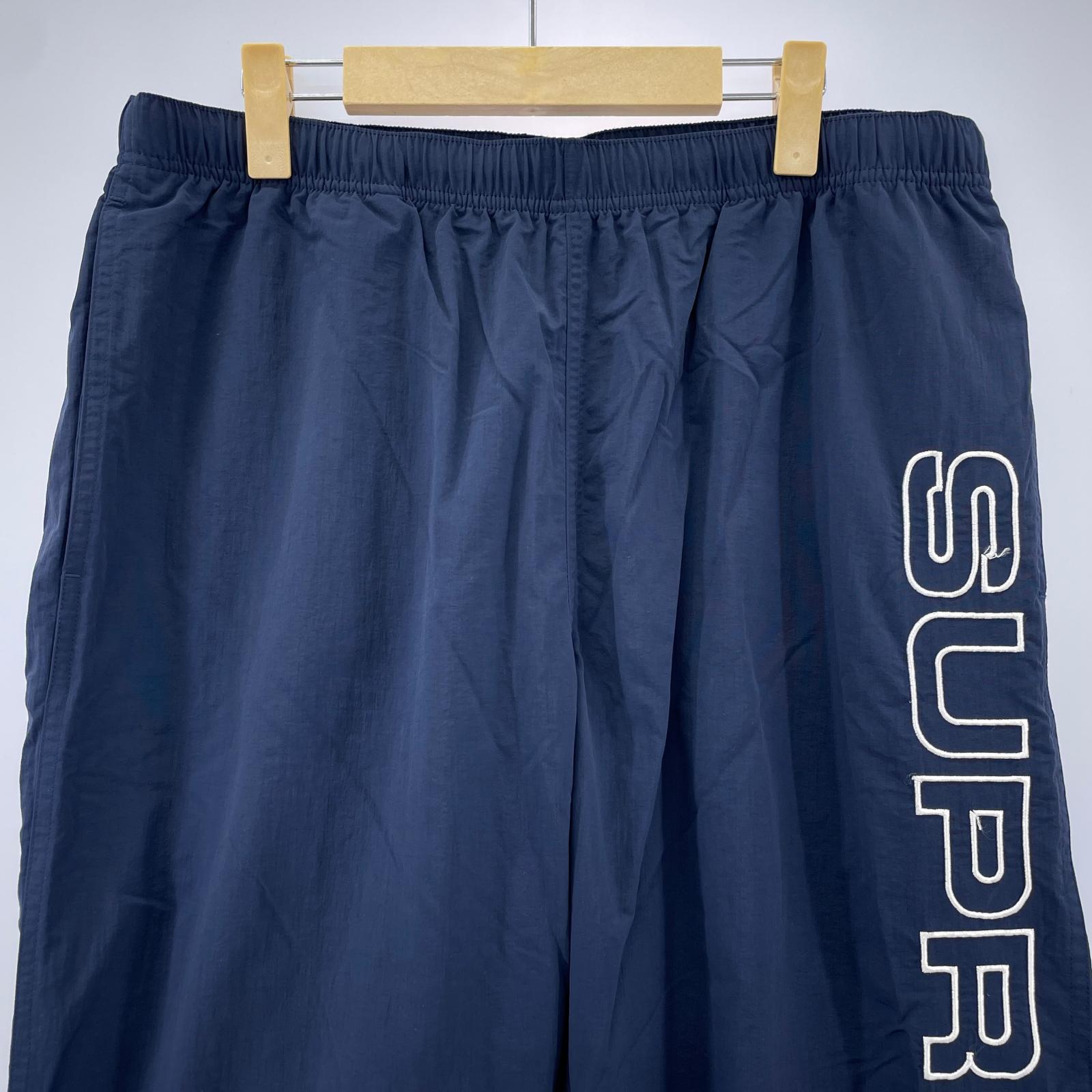 パンツ Spellout Embroidered Track Pant NVY M
