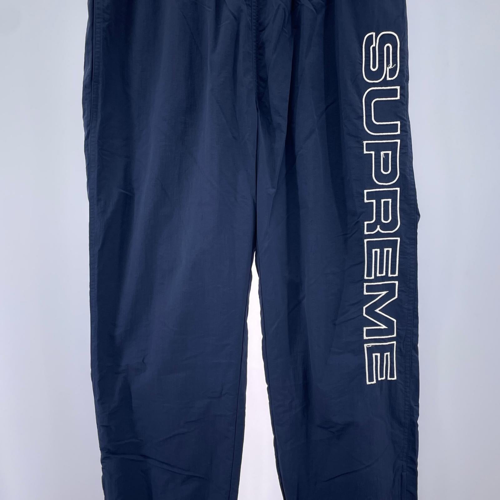 パンツ Spellout Embroidered Track Pant NVY M