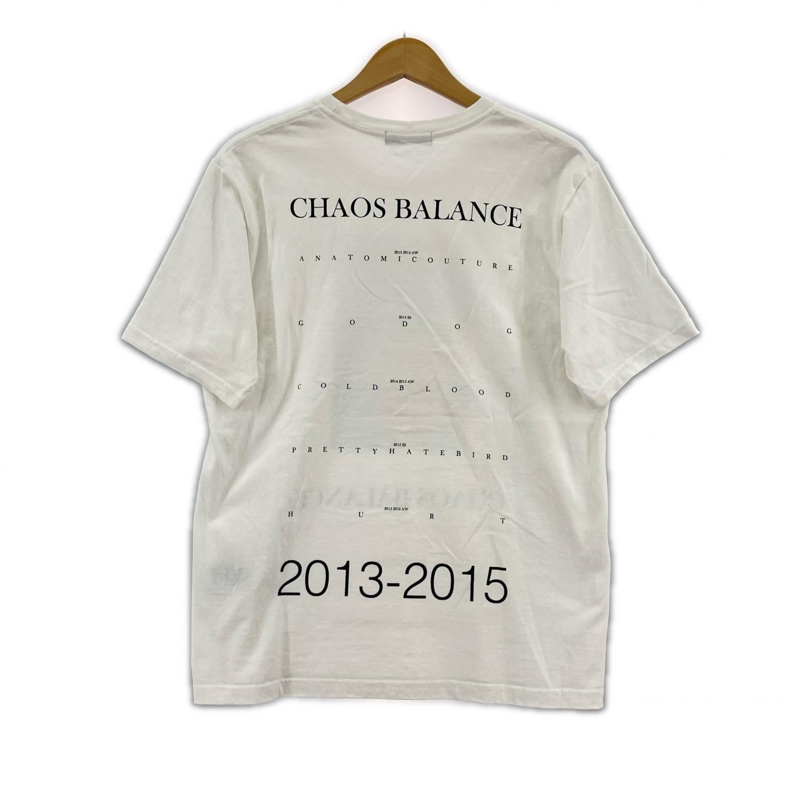 半袖Tシャツ 水谷太郎 CHAOS BALANCE 2013-2015 Tシャツ(2) 2 ホワイト