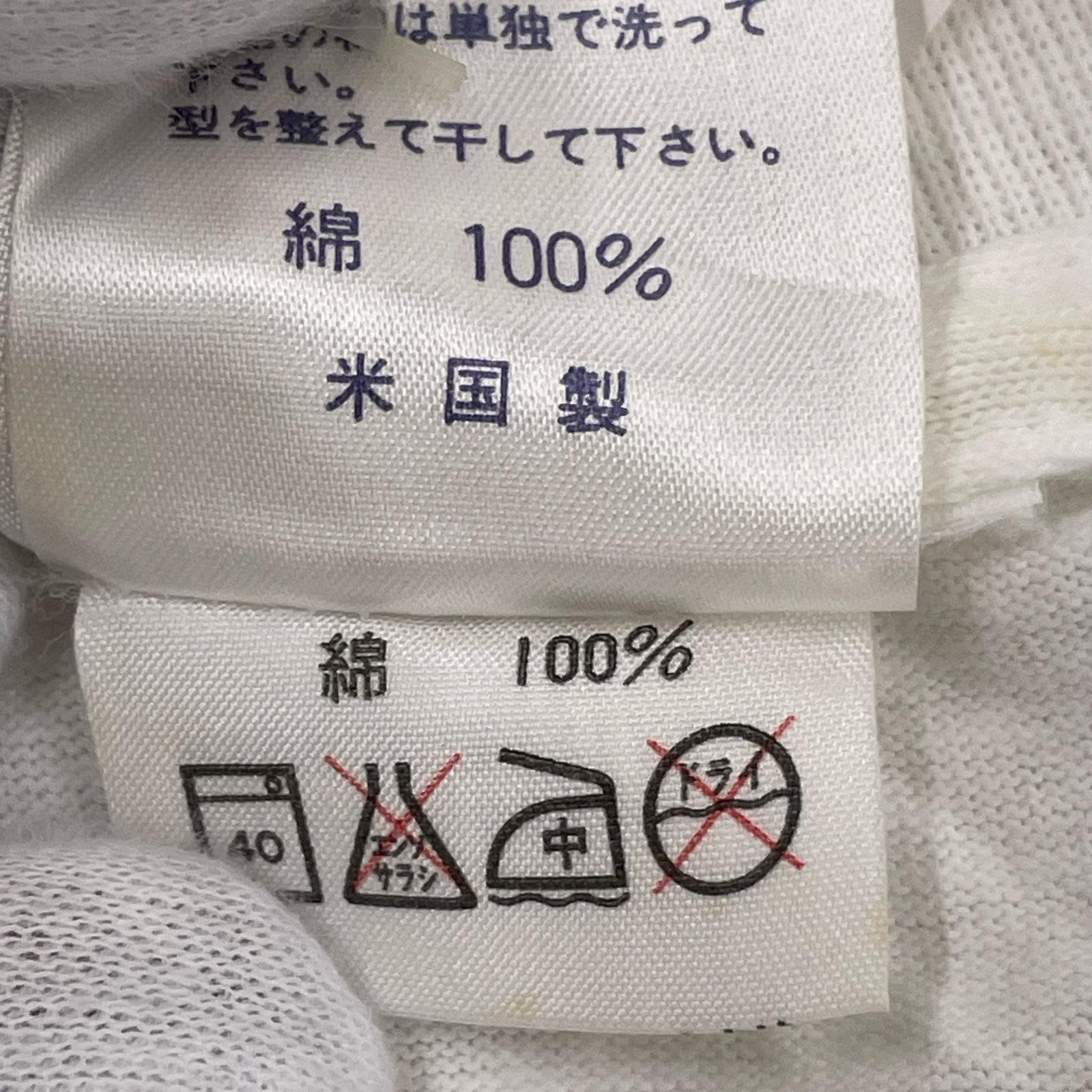 半袖Tシャツ 90s USA製 デッドストック 野茂英雄 プリントT 白 (L) L ホワイト