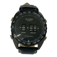 腕時計 MONTRE ROROI/G-31804/ドラムデジットウォッチ ブラック