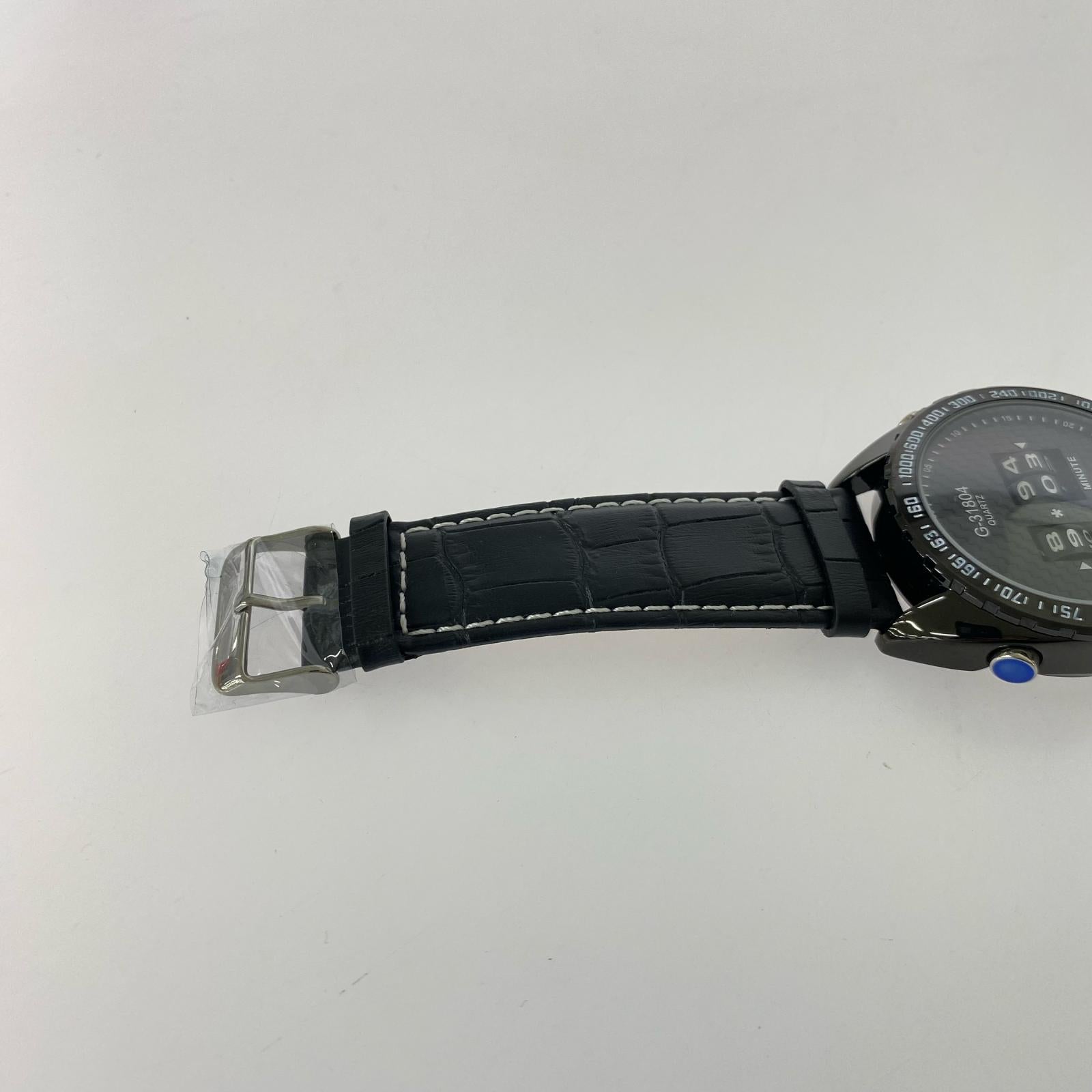 腕時計 MONTRE ROROI/G-31804/ドラムデジットウォッチ ブラック