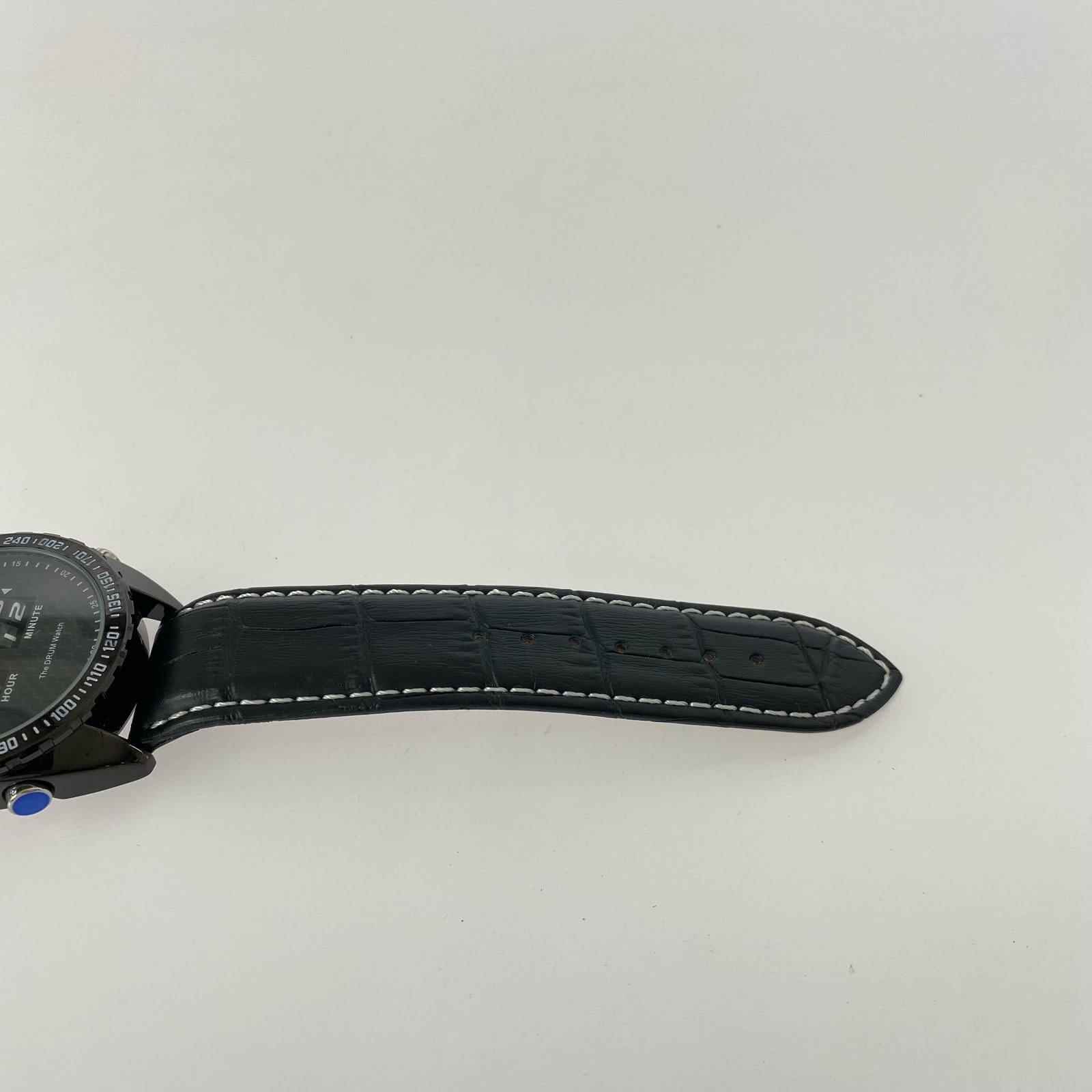 腕時計 MONTRE ROROI/G-31804/ドラムデジットウォッチ ブラック