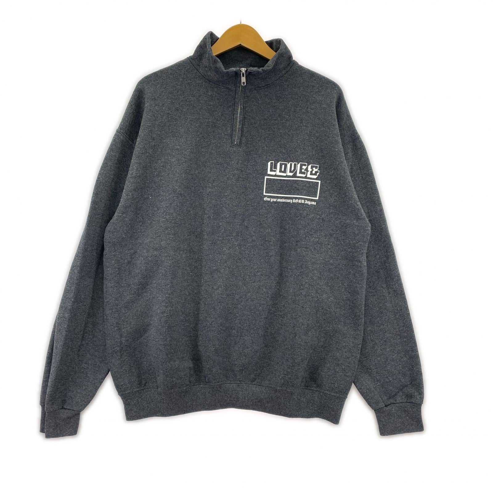 スウェット TODAY edition LOVE& 裏起毛スウェット グレー L L グレー