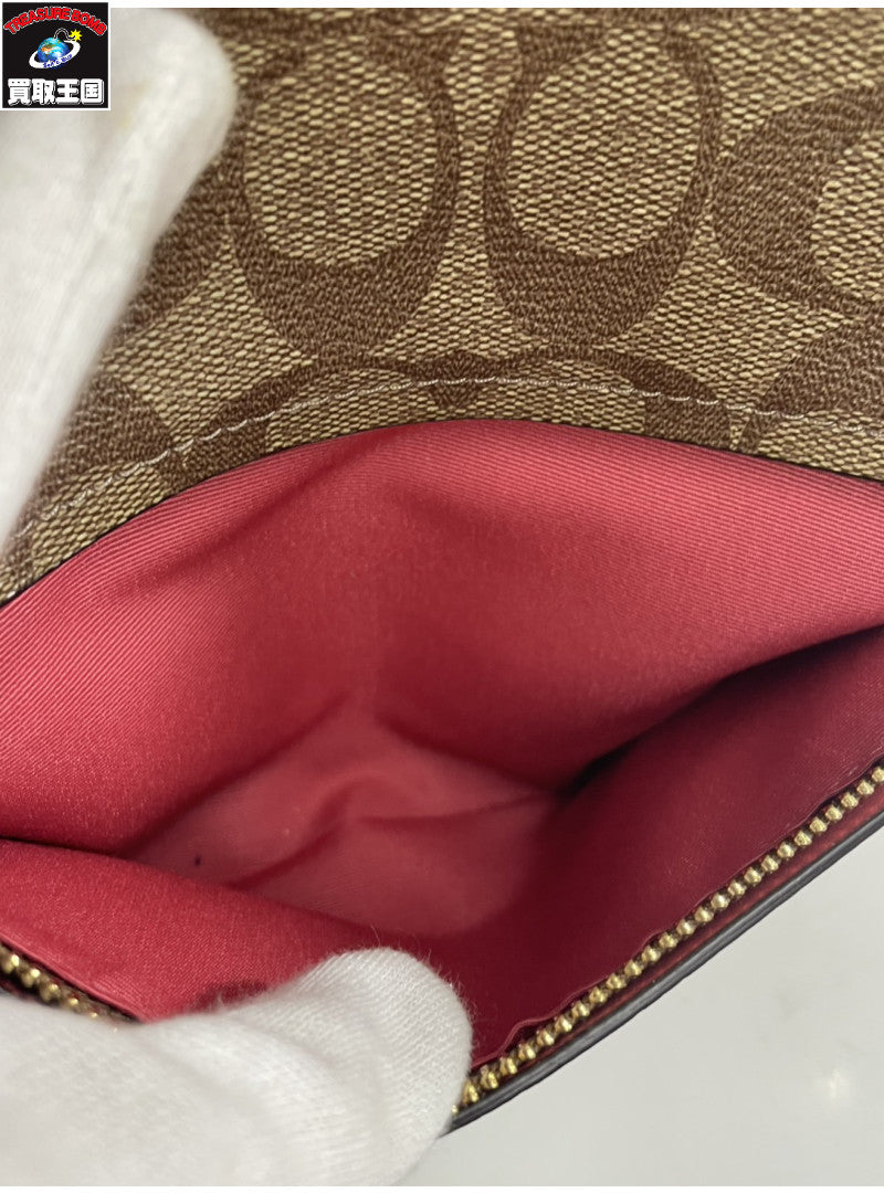 COACH シグネチャー ショルダーバッグ 90838