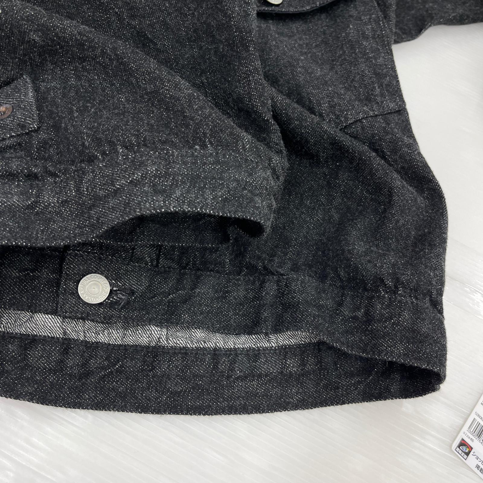 デニムジャケット 1st/Type1 Denim Jacket Super Smooth 46 ブラック