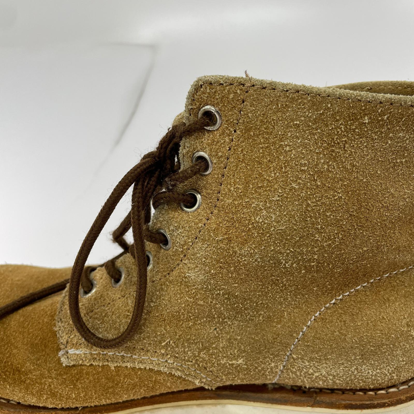 ブーツ LABORER SHOES スエード (8) ブラウン